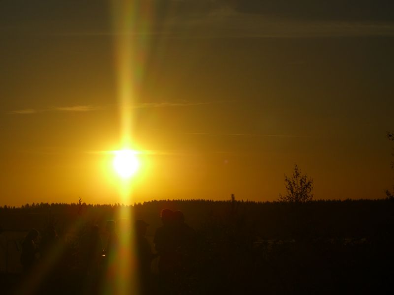 Im Osten geht die Sonne auf...